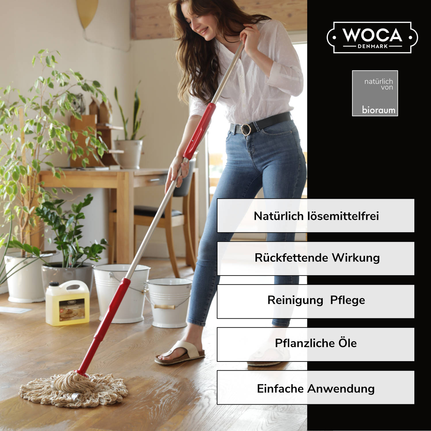 WOCA Holzbodenseife natur 3l - 20% extra