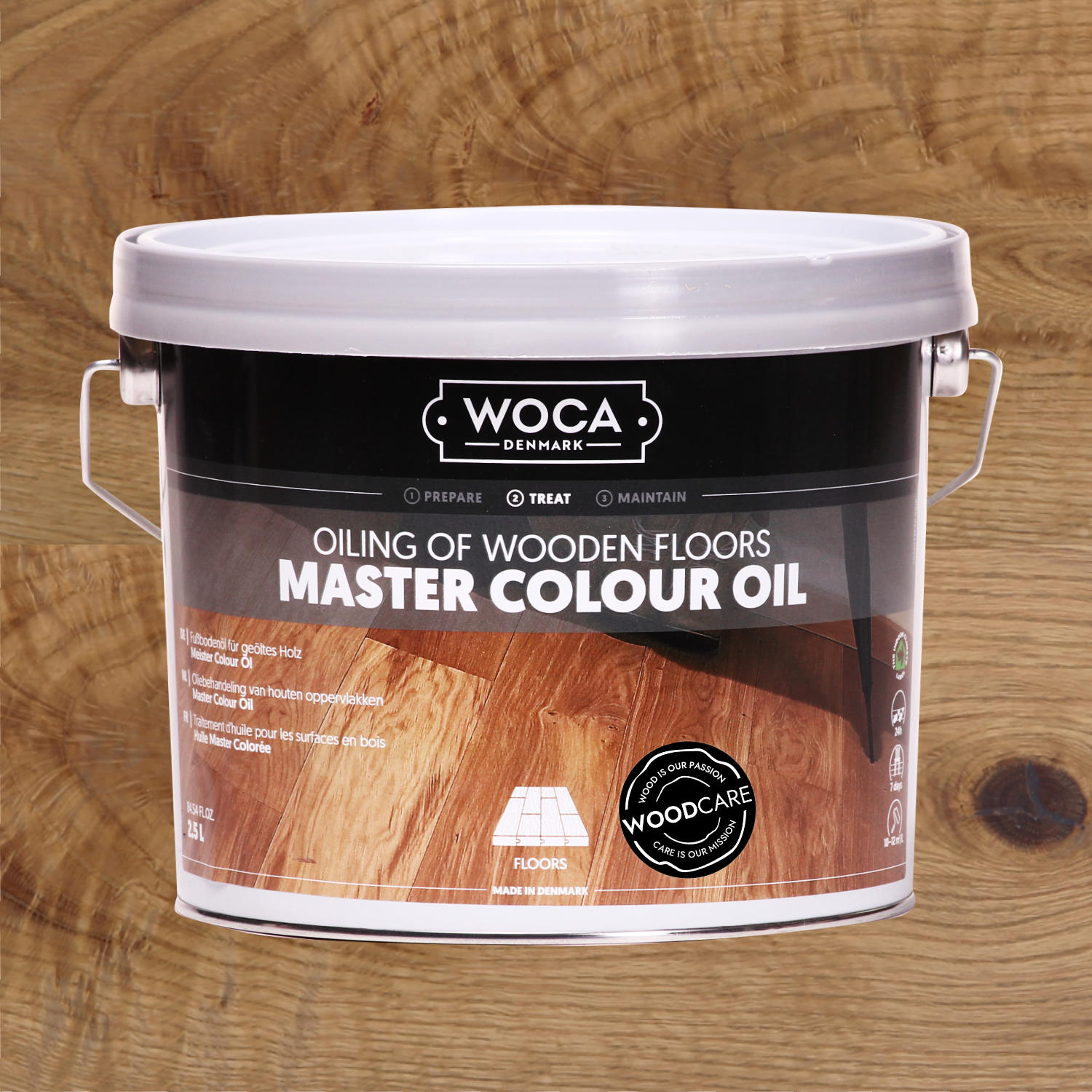 WOCA Meister Colour Öl granitgrau 2,5l