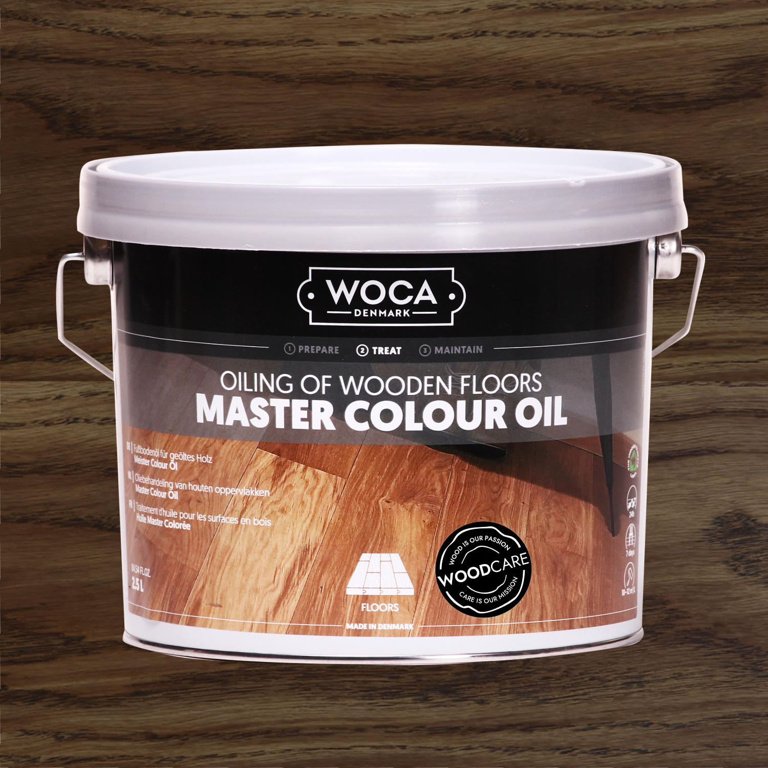 WOCA Meister Colour Öl dunkelbraun 2,5l
