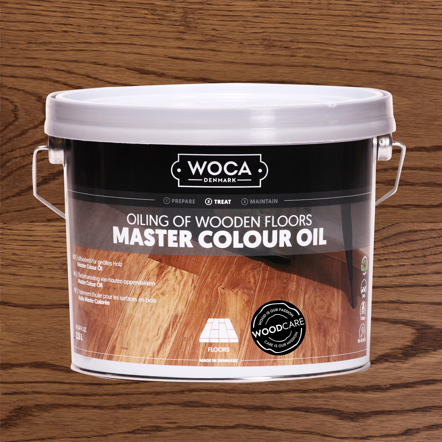 WOCA Meister Colour Öl walnuss 2,5l