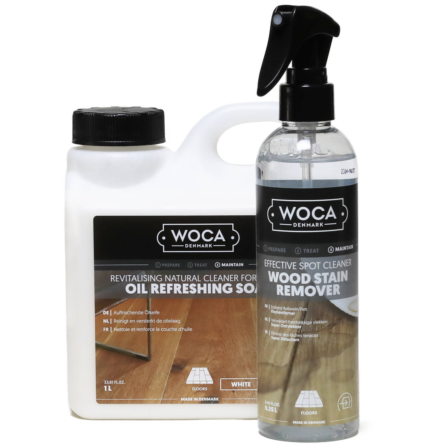 WOCA Ölrefresher + Fleckentferner Set | Weiß